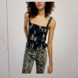 Free People Printed Camisole